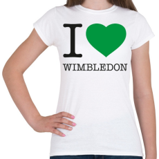 PRINTFASHION I love Wimbledon - Női póló - Fehér
