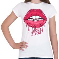 PRINTFASHION I love you - Női póló - Fehér női póló