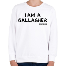 PRINTFASHION I'm a Gallagher - Shameless - Gyerek pulóver - Fehér gyerek pulóver, kardigán