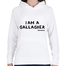 PRINTFASHION I'm a Gallagher - Shameless - Női kapucnis pulóver - Fehér női pulóver, kardigán