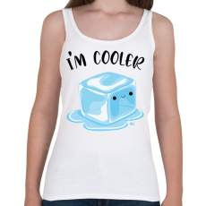 PRINTFASHION I'm cooler - Női atléta - Fehér