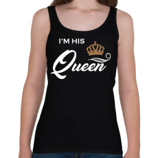 PRINTFASHION I'M HIS QUEEN - Női atléta - Fekete