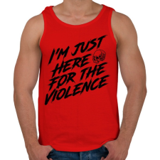 PRINTFASHION I'm just - Férfi atléta - Piros atléta, trikó