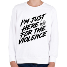 PRINTFASHION I'm just - Gyerek pulóver - Fehér gyerek pulóver, kardigán