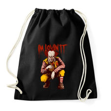 PRINTFASHION I'M LOVIN IT - Sportzsák, Tornazsák - Fekete tornazsák