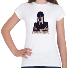 PRINTFASHION I'm smiling - Női póló - Fehér