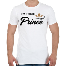PRINTFASHION I'M THEIR PRINCE - Férfi póló - Fehér férfi póló