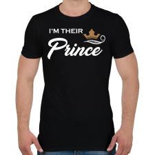 PRINTFASHION I'M THEIR PRINCE - Férfi póló - Fekete férfi póló