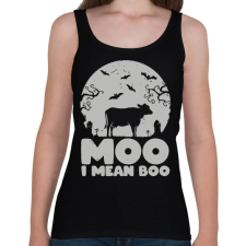 PRINTFASHION I mean BOO - Női atléta - Fekete női trikó