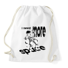 PRINTFASHION I need more space - Sportzsák, Tornazsák - Fehér tornazsák