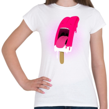 PRINTFASHION I scream - Női póló - Fehér női póló