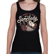 PRINTFASHION I used to be somebody - Női atléta - Fekete