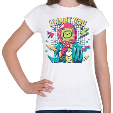 PRINTFASHION I want you 80-as évek - Női póló - Fehér női póló
