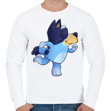 PRINTFASHION Ice doggo - Férfi pulóver - Fehér férfi pulóver, kardigán