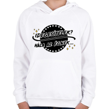 PRINTFASHION Idegesítelek? - Gyerek kapucnis pulóver - Fehér gyerek pulóver, kardigán