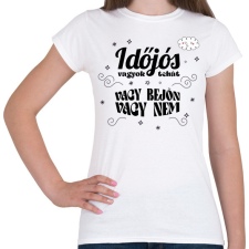 PRINTFASHION Időjós vagyok - Női póló - Fehér női póló