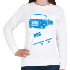 PRINTFASHION IFA - Női pulóver - Fehér női pulóver, kardigán