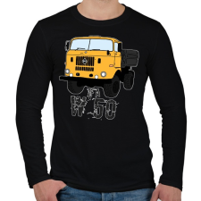 PRINTFASHION IFA w50 - Férfi hosszú ujjú póló - Fekete férfi póló