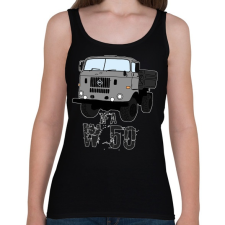 PRINTFASHION IFA w50 - Női atléta - Fekete női trikó