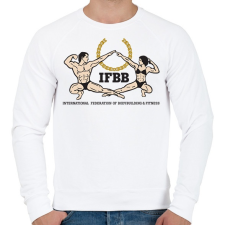 PRINTFASHION IFBB_logo - Férfi pulóver - Fehér férfi pulóver, kardigán
