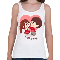 PRINTFASHION Igaz szerelem - Női atléta - Fehér