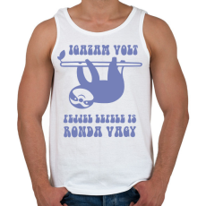 PRINTFASHION Igazam volt - Férfi atléta - Fehér