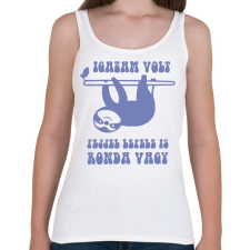 PRINTFASHION Igazam volt - Női atléta - Fehér női trikó