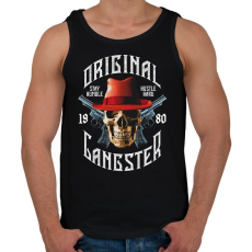 PRINTFASHION Igazi gengszter 1980 - Férfi atléta - Fekete