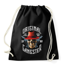 PRINTFASHION Igazi gengszter 1980 - Sportzsák, Tornazsák - Fekete tornazsák