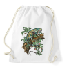 PRINTFASHION iguana - Sportzsák, Tornazsák - Fehér