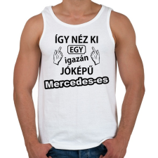 PRINTFASHION Így néz ki egy igazán jóképű Mercedeses - Férfi atléta - Fehér atléta, trikó