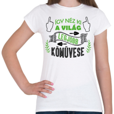 PRINTFASHION Így néz ki - Kőműves - Női póló - Fehér női póló