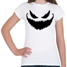 PRINTFASHION Ijesztő halloween tökfej 2 - Női póló - Fehér női póló