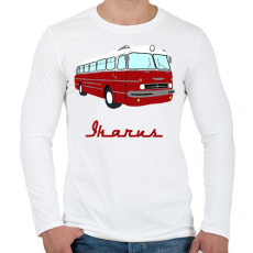 PRINTFASHION ikarus 55 - Férfi hosszú ujjú póló - Fehér