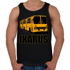 PRINTFASHION Ikarus - Férfi atléta - Fekete