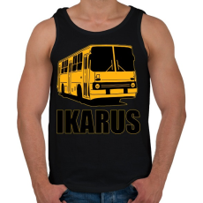 PRINTFASHION Ikarus - Férfi atléta - Fekete