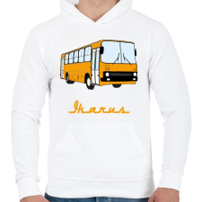 PRINTFASHION ikarus - Férfi kapucnis pulóver - Fehér férfi pulóver, kardigán