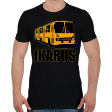 PRINTFASHION Ikarus - Férfi póló - Fekete férfi póló