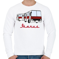 PRINTFASHION ikarus - Férfi pulóver - Fehér