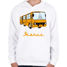 PRINTFASHION ikarus - Gyerek kapucnis pulóver - Fehér