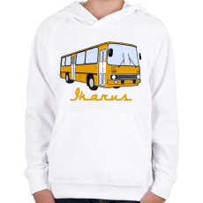 PRINTFASHION ikarus - Gyerek kapucnis pulóver - Fehér