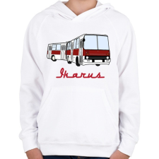 PRINTFASHION ikarus - Gyerek kapucnis pulóver - Fehér gyerek pulóver, kardigán
