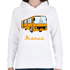 PRINTFASHION ikarus - Női kapucnis pulóver - Fehér