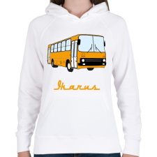 PRINTFASHION ikarus - Női kapucnis pulóver - Fehér női pulóver, kardigán