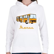 PRINTFASHION ikarus - Női kapucnis pulóver - Fehér női pulóver, kardigán