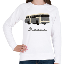 PRINTFASHION Ikarus - Női pulóver - Fehér női pulóver, kardigán