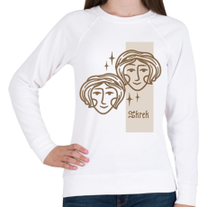 PRINTFASHION Ikrek horoszkóp - Női pulóver - Fehér