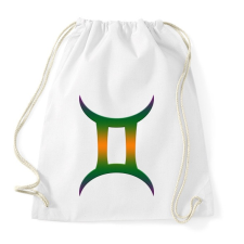 PRINTFASHION Ikrek - Sportzsák, Tornazsák - Fehér tornazsák