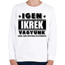 PRINTFASHION Ikrek vagyunk (fekete) - Gyerek pulóver - Fehér gyerek pulóver, kardigán