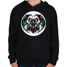 PRINTFASHION Illidan - World of Warcraft - WoW reload - Gyerek kapucnis pulóver - Fekete gyerek pulóver, kardigán